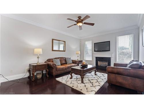 88 Hunter Way, Brantford, ON - Indoor Photo Showing Living Room With Fireplace