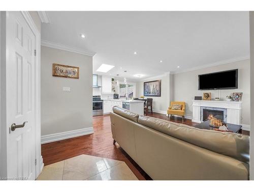 2086 Hixon Street, Oakville, ON - Indoor Photo Showing Living Room With Fireplace