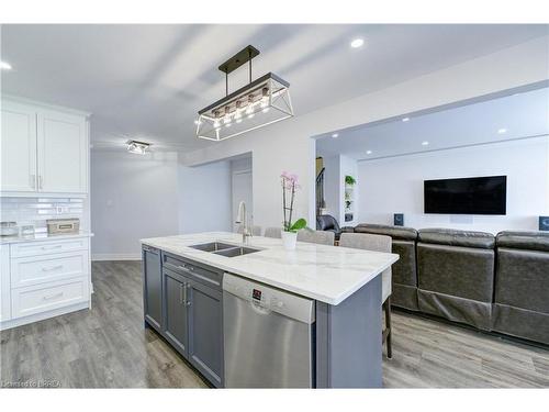 101 Thames Way, Hamilton, ON - Indoor Photo Showing Kitchen With Double Sink