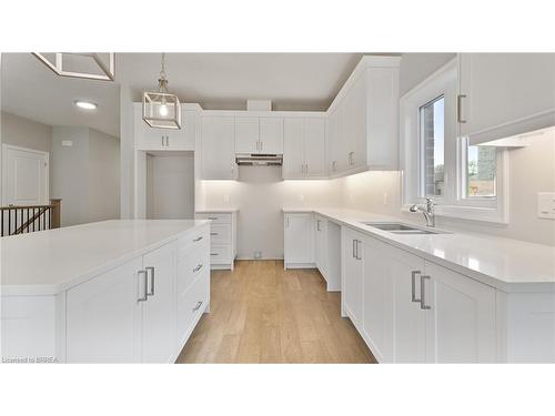 45 Vanrooy Trail, Waterford, ON - Indoor Photo Showing Kitchen With Double Sink With Upgraded Kitchen