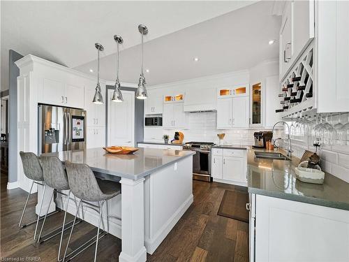 387 Robinson Road, Brantford, ON - Indoor Photo Showing Kitchen With Double Sink With Upgraded Kitchen