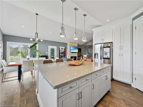 387 Robinson Road, Brantford, ON - Indoor Photo Showing Kitchen With Upgraded Kitchen