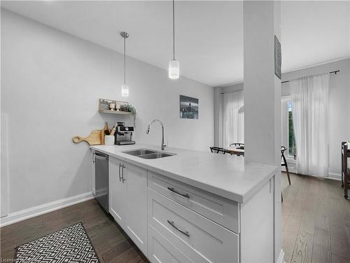 7 Spring Street, Brantford, ON - Indoor Photo Showing Kitchen With Double Sink