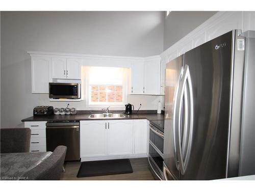 D-58 Harris Avenue, Brantford, ON - Indoor Photo Showing Kitchen With Double Sink