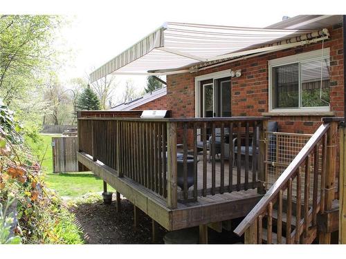 D-58 Harris Avenue, Brantford, ON - Outdoor With Deck Patio Veranda With Exterior