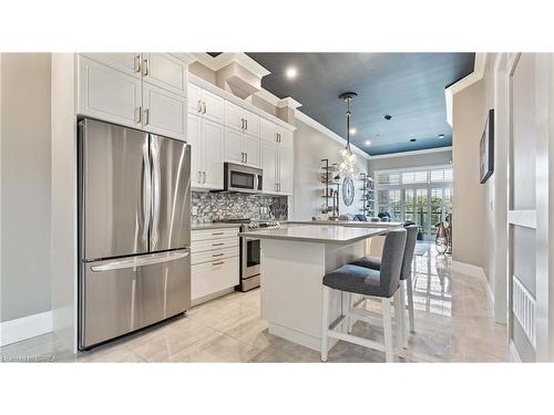 205A-85 Morrell Street, Brantford, ON - Indoor Photo Showing Kitchen With Stainless Steel Kitchen With Upgraded Kitchen