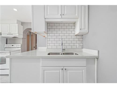 49 Jarvis Street, Brantford, ON - Indoor Photo Showing Kitchen With Double Sink