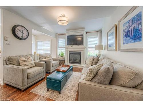 70 Anastasia Crescent, Brantford, ON - Indoor Photo Showing Living Room With Fireplace