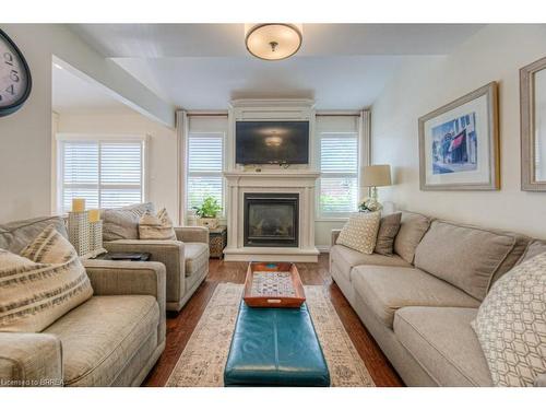 70 Anastasia Crescent, Brantford, ON - Indoor Photo Showing Living Room With Fireplace