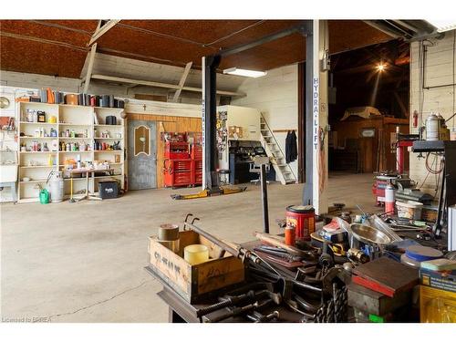 1525 Highway 3, Delhi, ON - Indoor Photo Showing Garage