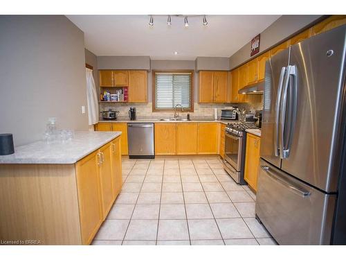 23 Garners Lane, Brantford, ON - Indoor Photo Showing Kitchen With Double Sink