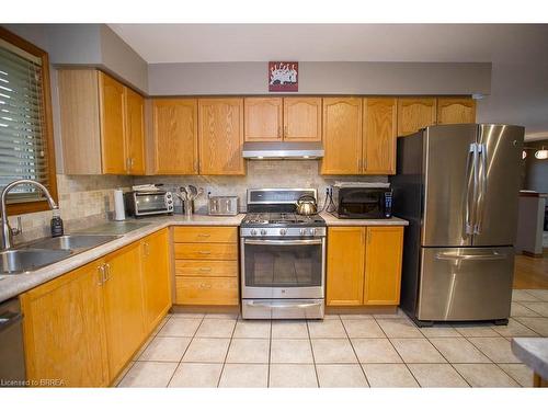 23 Garners Lane, Brantford, ON - Indoor Photo Showing Kitchen With Double Sink