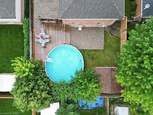 23 Garners Lane, Brantford, ON - Outdoor With Above Ground Pool