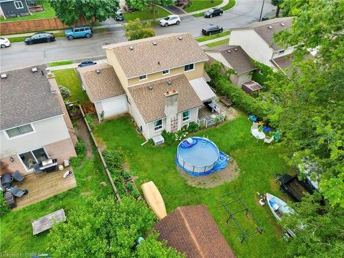 4 Jasper Street, Brantford, ON - Outdoor With Above Ground Pool