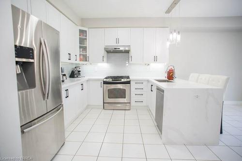 114 Thomas Avenue, Brantford, ON - Indoor Photo Showing Kitchen With Stainless Steel Kitchen With Upgraded Kitchen