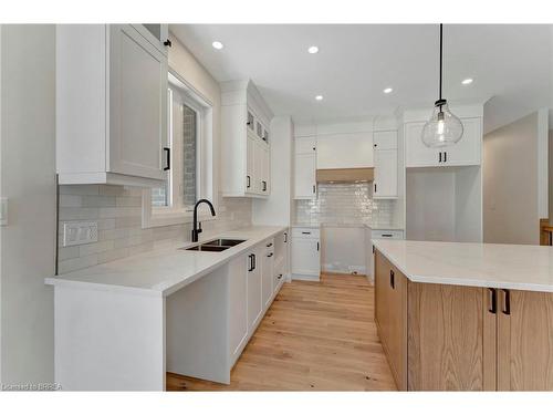 44 Cedar Street, Paris, ON - Indoor Photo Showing Kitchen With Double Sink With Upgraded Kitchen