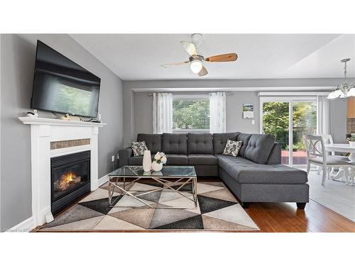 124 Osborn Avenue, Brantford, ON - Indoor Photo Showing Living Room With Fireplace