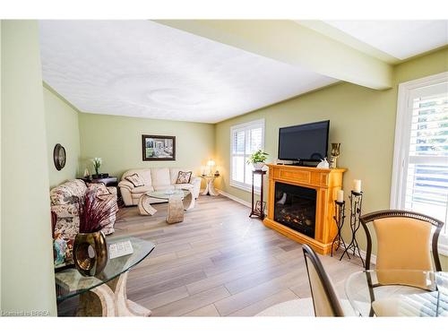 2 Spartan Drive, Brantford, ON - Indoor Photo Showing Living Room With Fireplace