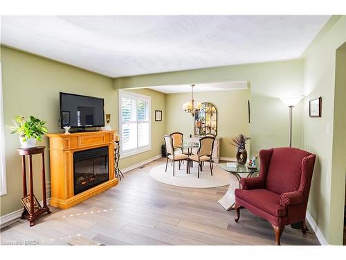 2 Spartan Drive, Brantford, ON - Indoor Photo Showing Living Room With Fireplace