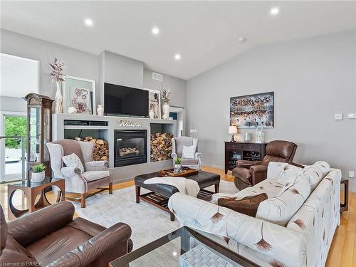 264 Hwy 5 Highway, St. George, ON - Indoor Photo Showing Living Room With Fireplace