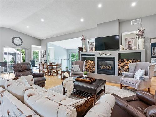 264 Hwy 5 Highway, St. George, ON - Indoor Photo Showing Living Room With Fireplace