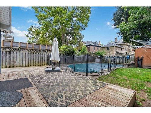 40 Egerton Street, Brantford, ON - Outdoor With In Ground Pool With Deck Patio Veranda