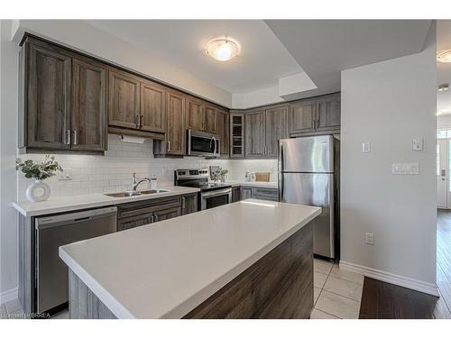 11-1 Tom Brown Drive, Paris, ON - Indoor Photo Showing Kitchen With Double Sink With Upgraded Kitchen