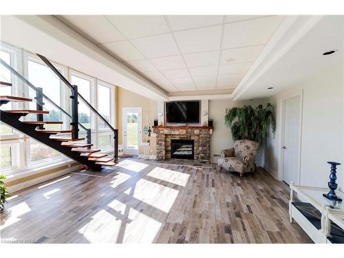 49 River Road, Brantford, ON - Indoor Photo Showing Other Room With Fireplace