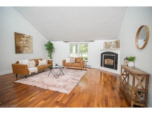 240 Johnson Road, Brantford, ON - Indoor Photo Showing Living Room With Fireplace