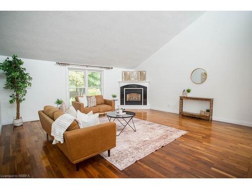 240 Johnson Road, Brantford, ON - Indoor Photo Showing Living Room With Fireplace