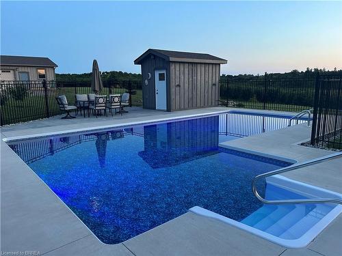 372 Mclean School Road, St. George, ON - Outdoor With In Ground Pool