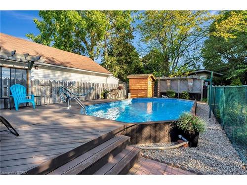 73 Rouse Avenue, Cambridge, ON - Outdoor With In Ground Pool With Deck Patio Veranda