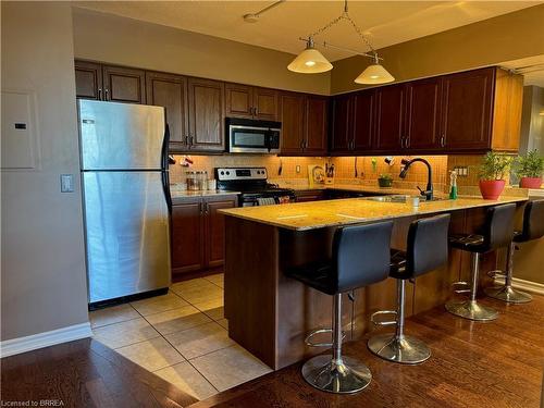 403-47 Caroline Street N, Hamilton, ON - Indoor Photo Showing Kitchen With Stainless Steel Kitchen