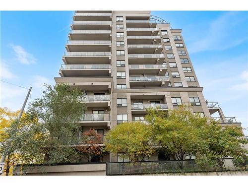 410-170 Water Street N, Cambridge, ON - Outdoor With Balcony With Facade