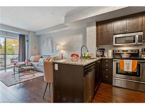 410-170 Water Street N, Cambridge, ON - Indoor Photo Showing Kitchen