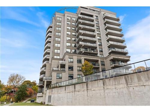 410-170 Water Street N, Cambridge, ON - Outdoor With Balcony With Facade