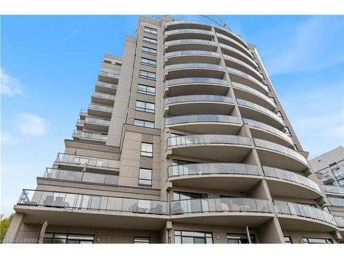 410-170 Water Street N, Cambridge, ON - Outdoor With Balcony With Facade