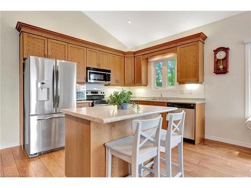 204 Mcguiness Drive, Brantford, ON - Indoor Photo Showing Kitchen With Stainless Steel Kitchen