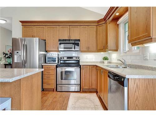 204 Mcguiness Drive, Brantford, ON - Indoor Photo Showing Kitchen With Stainless Steel Kitchen With Double Sink