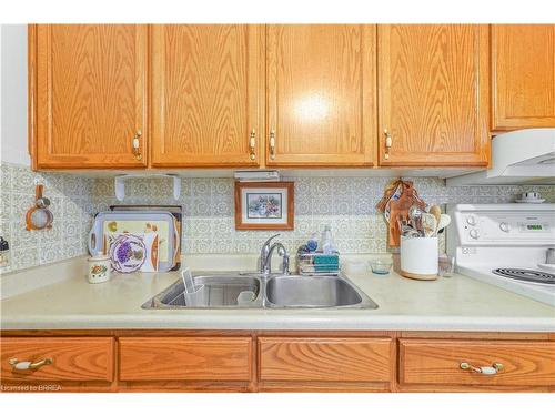 120 Alfred Street, Brantford, ON - Indoor Photo Showing Kitchen With Double Sink