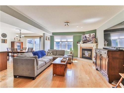 29 Fisher Street, Brantford, ON - Indoor Photo Showing Living Room With Fireplace