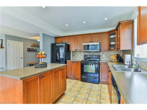 29 Fisher Street, Brantford, ON - Indoor Photo Showing Kitchen With Double Sink