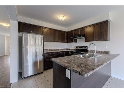 106 Warner Lane, Brantford, ON - Indoor Photo Showing Kitchen With Double Sink