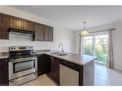 106 Warner Lane, Brantford, ON - Indoor Photo Showing Kitchen With Stainless Steel Kitchen With Double Sink