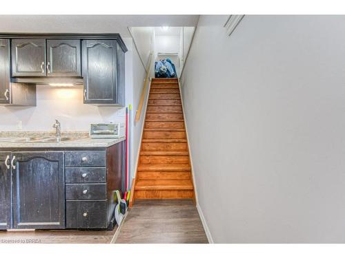 12 Elgin Street, Brantford, ON - Indoor Photo Showing Kitchen With Double Sink