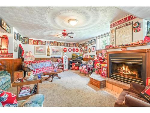 165 Mcgill Road, Mount Pleasant, ON - Indoor With Fireplace