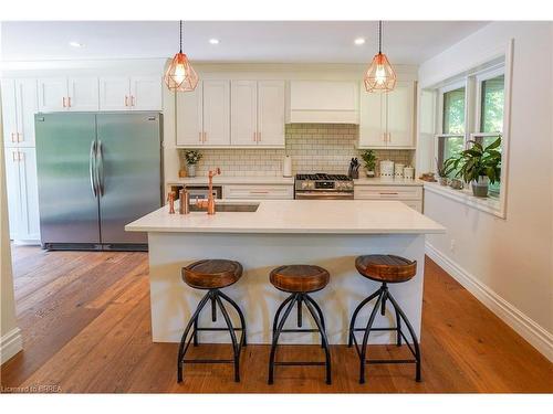 378 Mount Pleasant Road, Brantford, ON - Indoor Photo Showing Kitchen With Stainless Steel Kitchen With Upgraded Kitchen