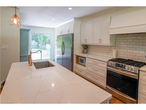 378 Mount Pleasant Road, Brantford, ON - Indoor Photo Showing Kitchen With Stainless Steel Kitchen