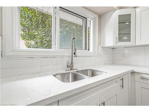 D-271 Stanley Street, Brantford, ON - Indoor Photo Showing Kitchen With Double Sink