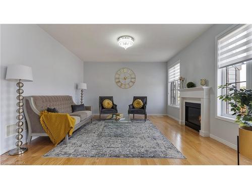 2 Turnbull Drive, Brantford, ON - Indoor Photo Showing Living Room With Fireplace